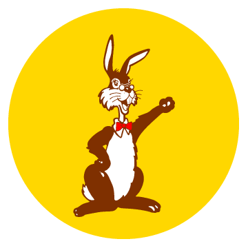 news mascot rabbit